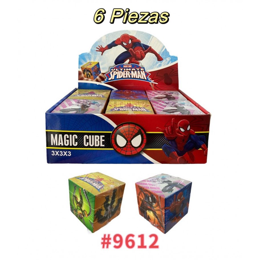 CUBO RUBIK SPIDERMAN 6pcs #9612