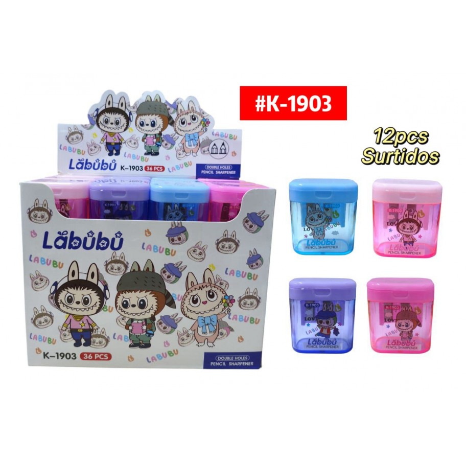 SACAPUNTAS LABUBU *12 #K-1903