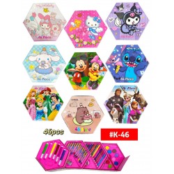 KIT ESCOLAR HEXAGONAL 46pcs #K-46