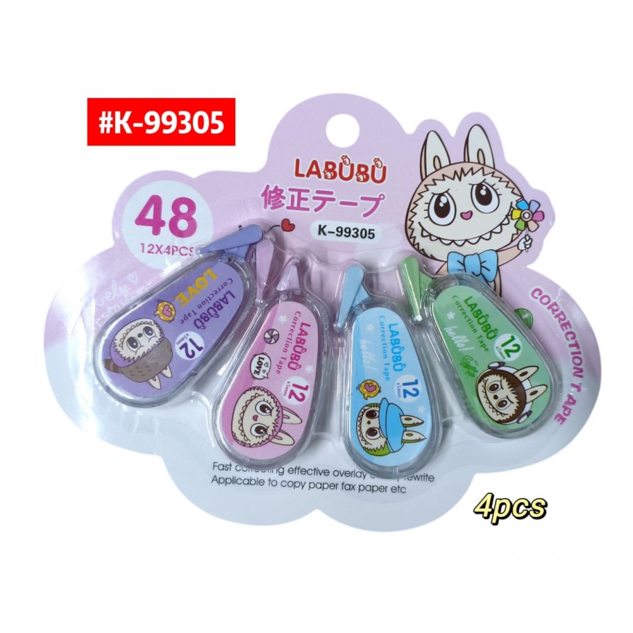 TIPEX LABUBU *4uds #K-99305