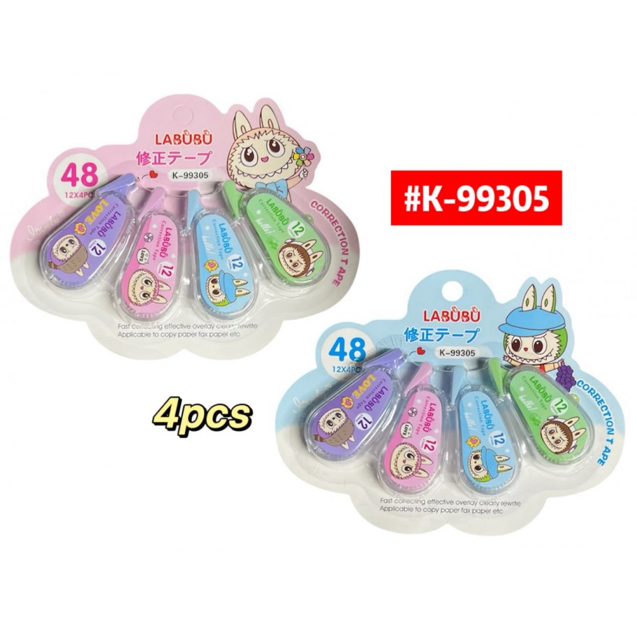 CINTA CORRECTORA LABUBU *4 #K-99305 PROMO