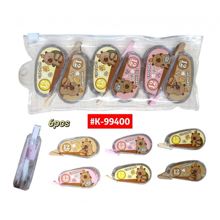 TIPEX CAPYBARA *6uds #K-99400 P.U