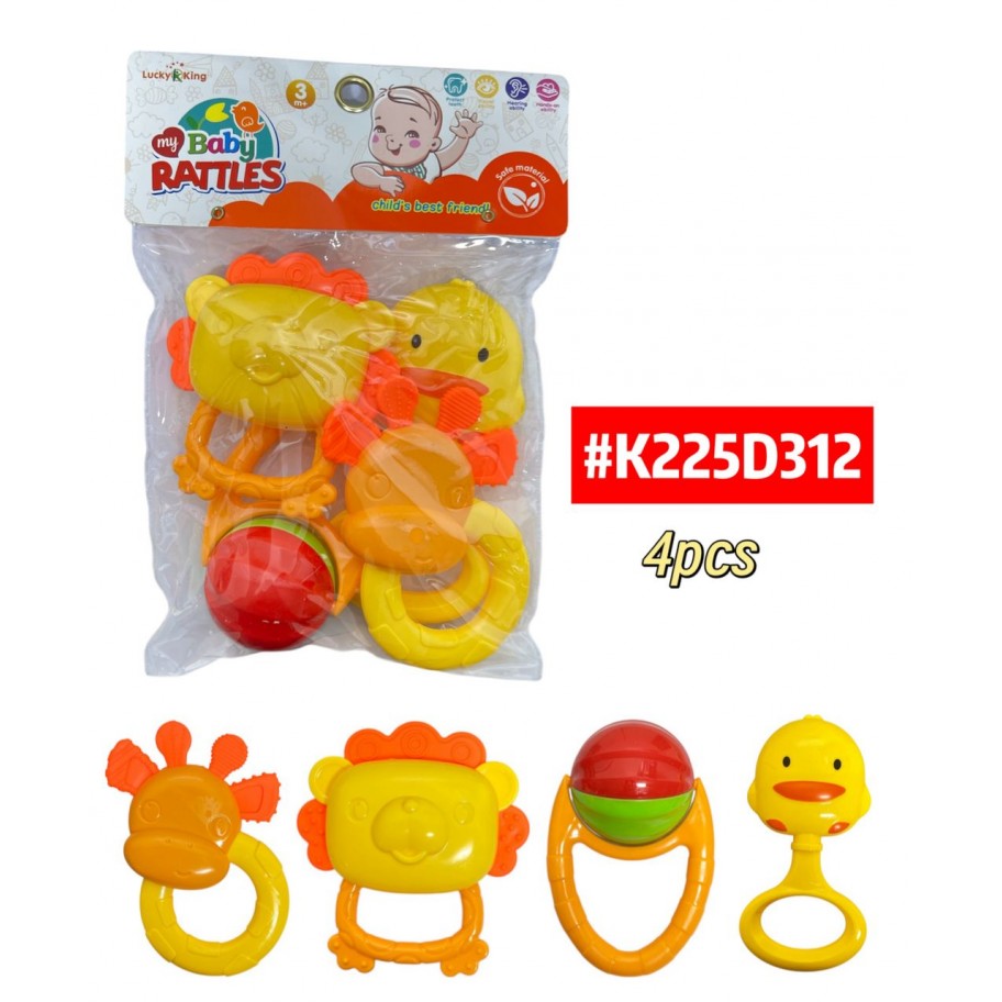 SONAJEROS PARA BEBÉS 4pcs #K225D312