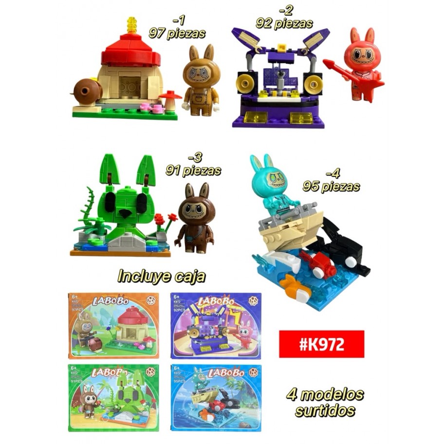 LEGO LABUBU *4 #K972 PROMO
