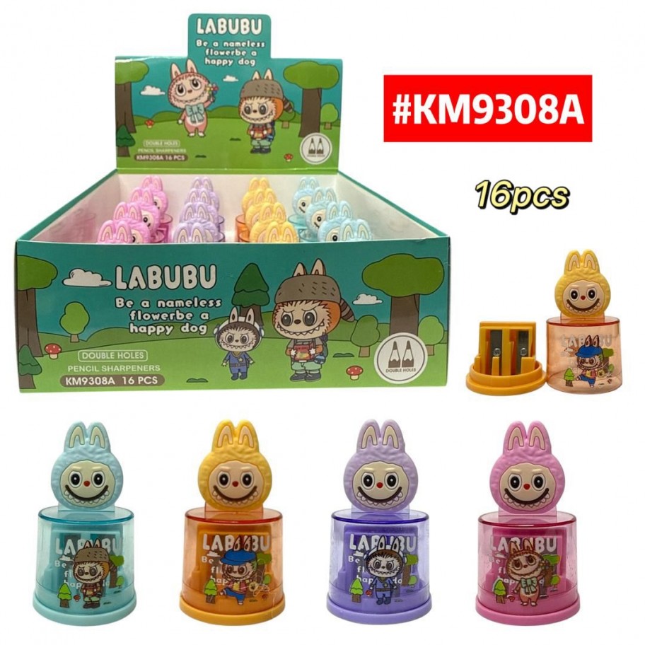 SACAPUNTAS DOBLE LABUBU *16 #KM9308A
