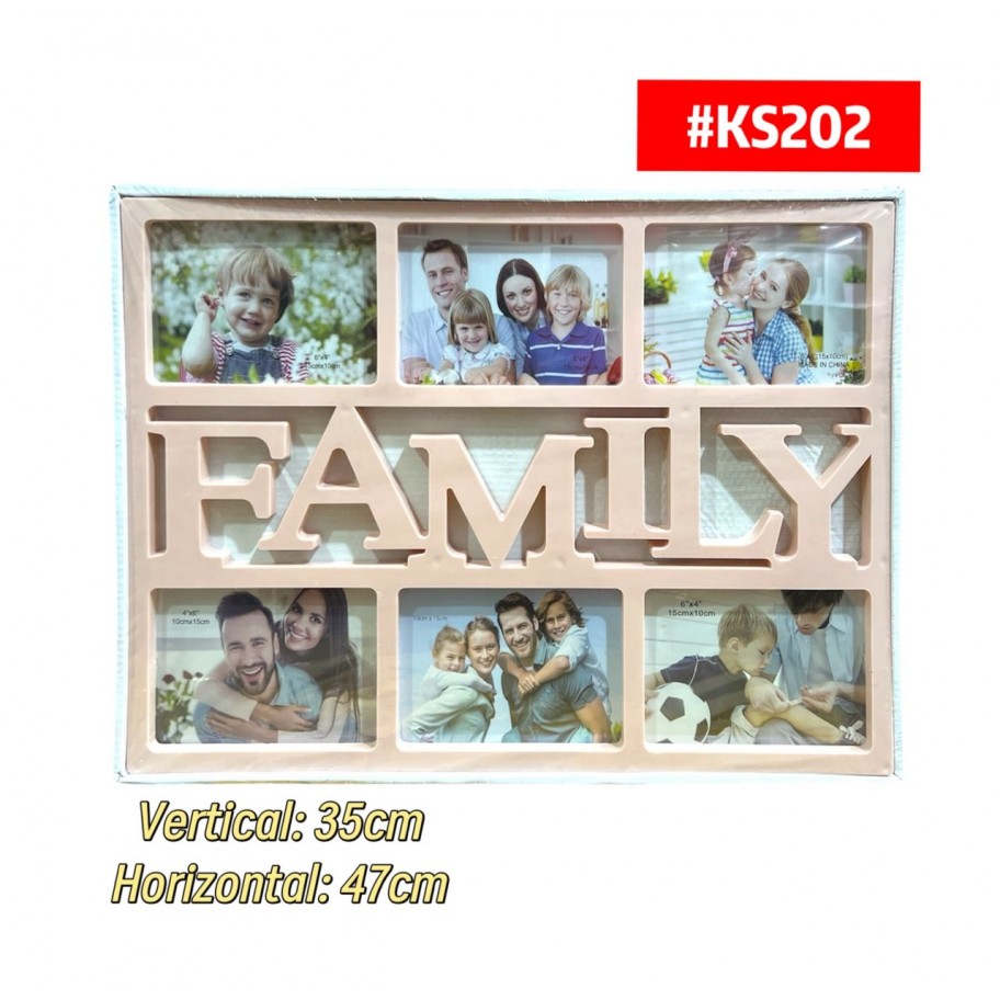 PORTARRETRATO 6 FAMILY #KS202 P.U