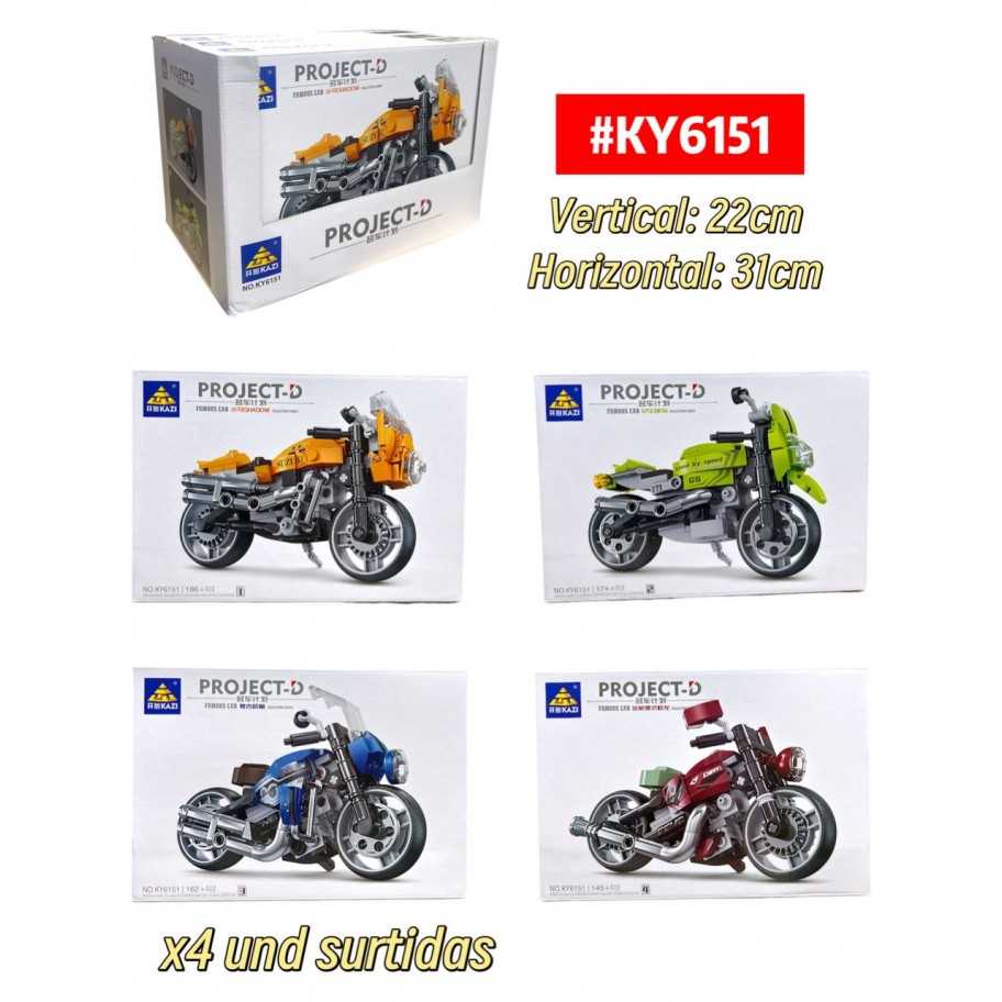 LEGO MOTOS *4 #KY6151