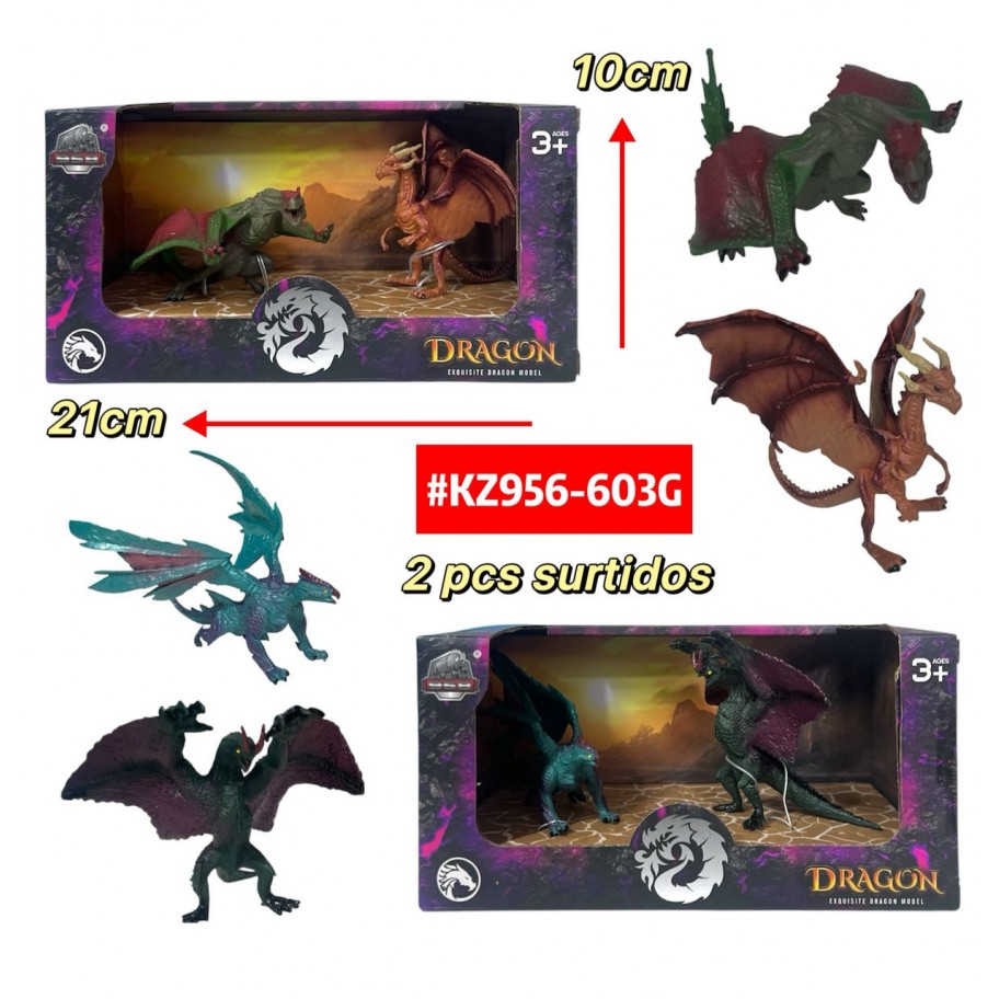 DRAGONES 2EN1 #KZ956-603G P.U