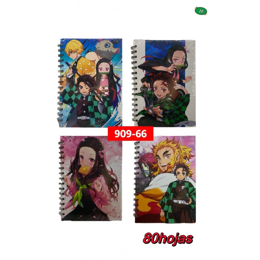 LIBRETA DEMON SLAYER #909-66
