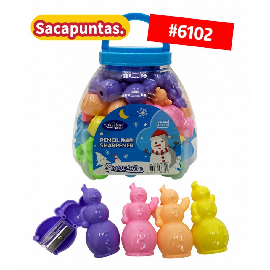 SACAPUNTAS CON FIGURA *12 #D6102