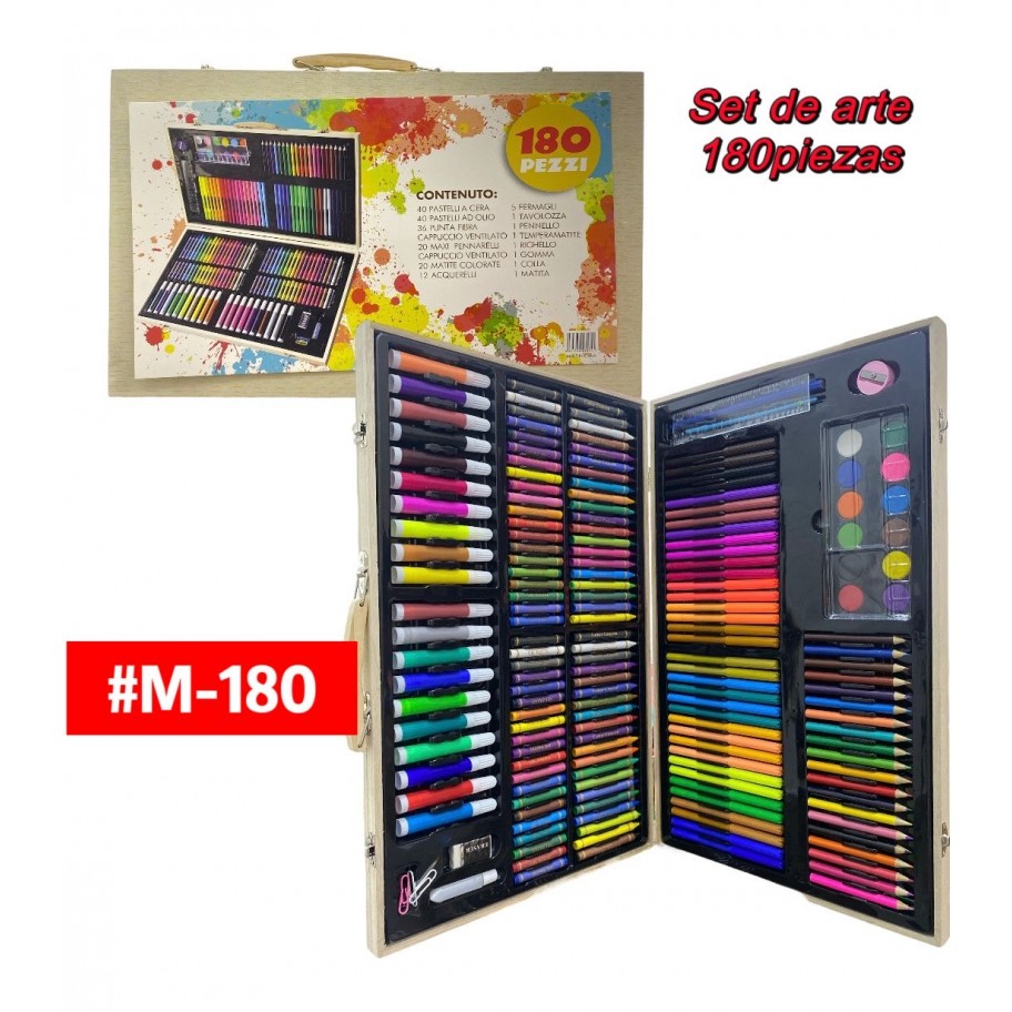 KIT DE COLORES 180pcs #M-180