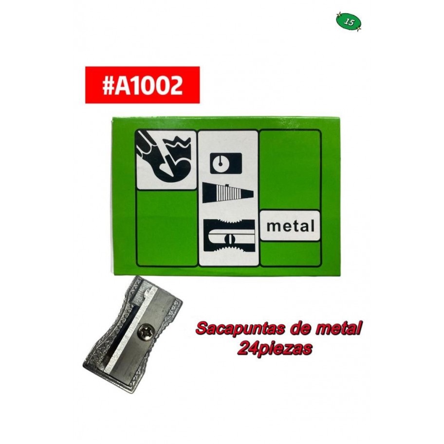 SACAPUNTAS DE METAL *24 #A1002