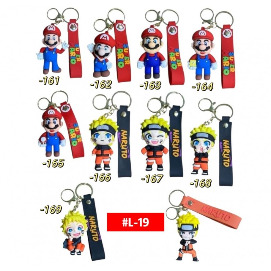 LLAVERO MARIO NARUTO #L-19
