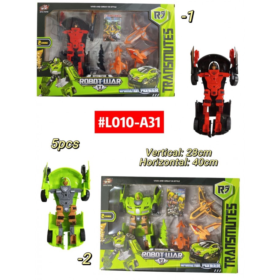 CARRITO TRANSFORMERS 5pcs #L010-A31 P.U