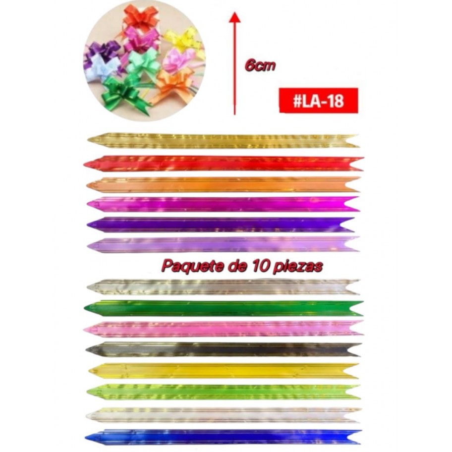 LAZOS MAGICOS 6cm *10 #LA-18