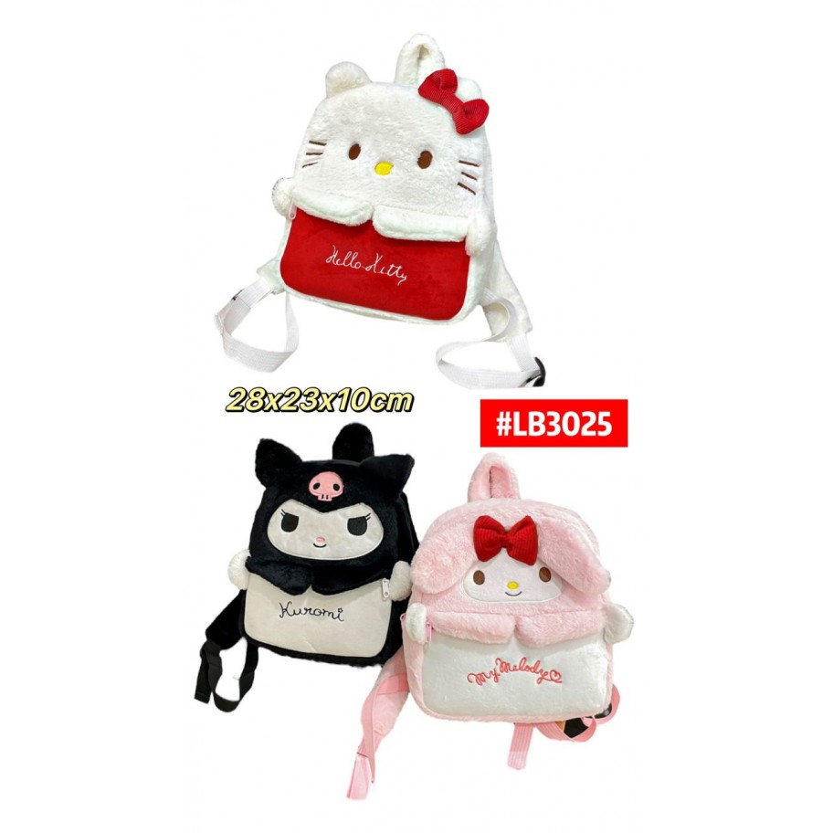 MORRAL KUROMI/MELODY/KITTY #LB3025 P.U