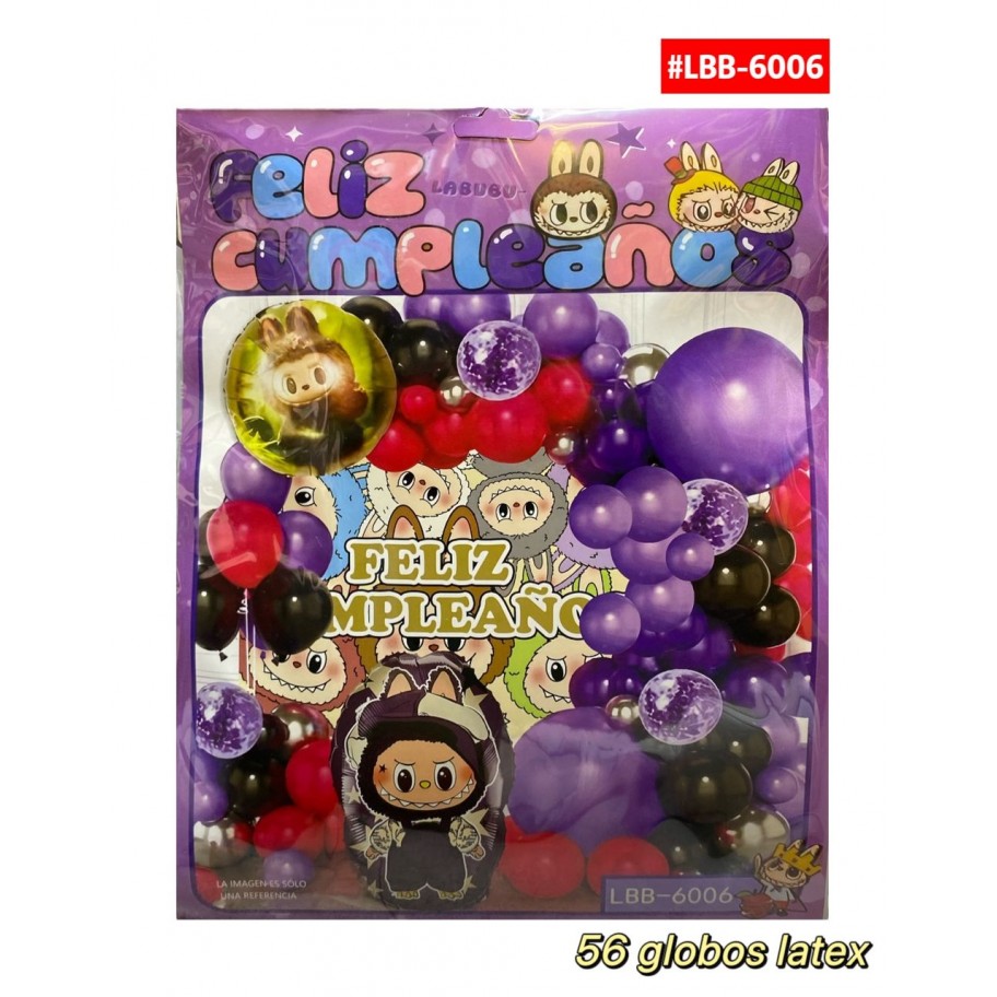 SET DE GLOBOS LABUBU #LBB-6006