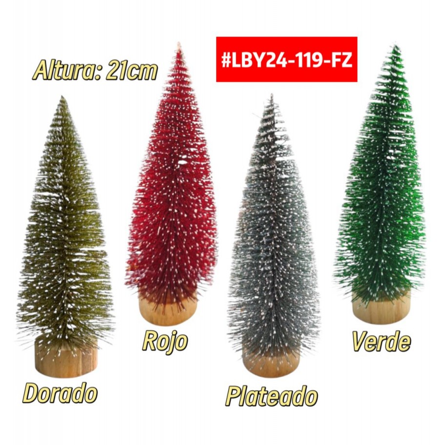 ARBOLITO ESCARCHADO 21cm #LBY24-119-FZ