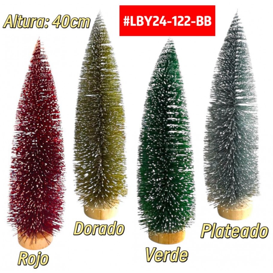 ARBOLITO ESCARCHADO 40cm #LBY24-122-BB