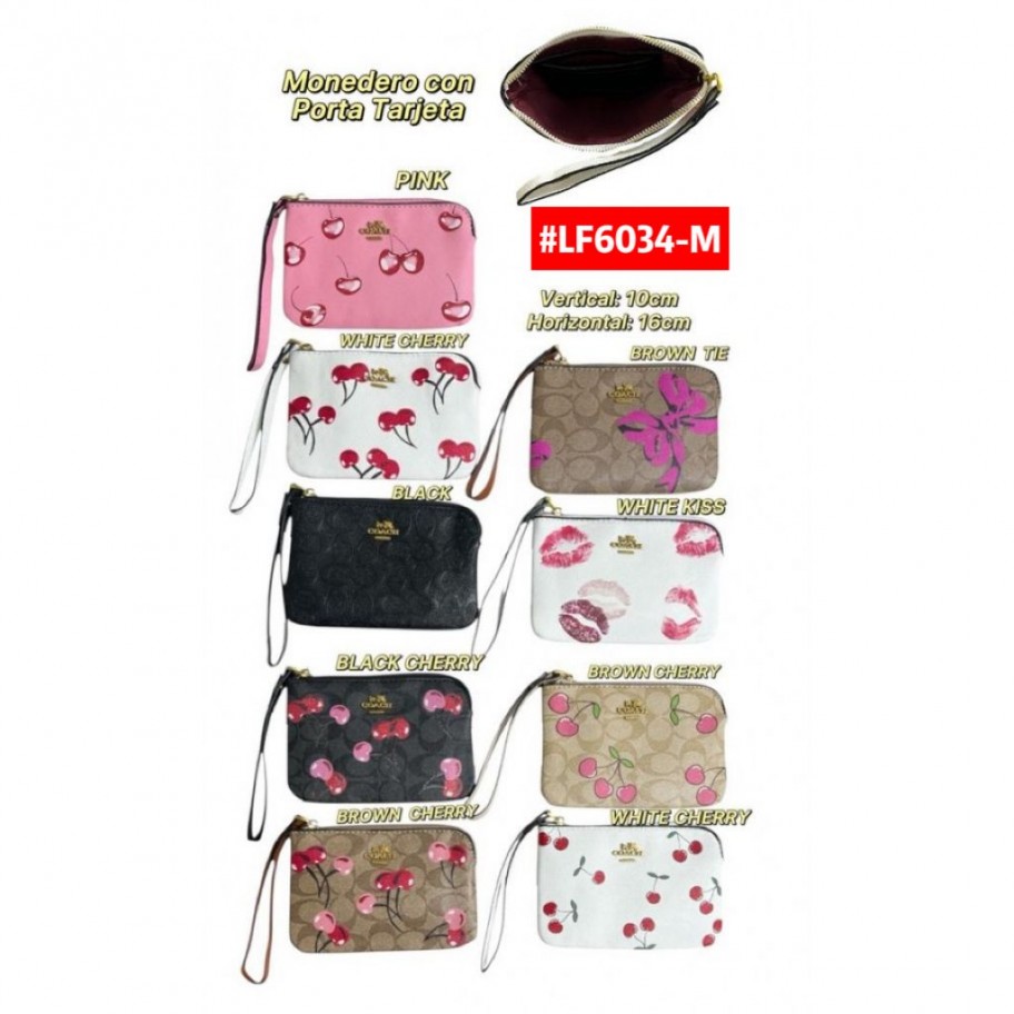 MONEDERO COACH #LF6034-M