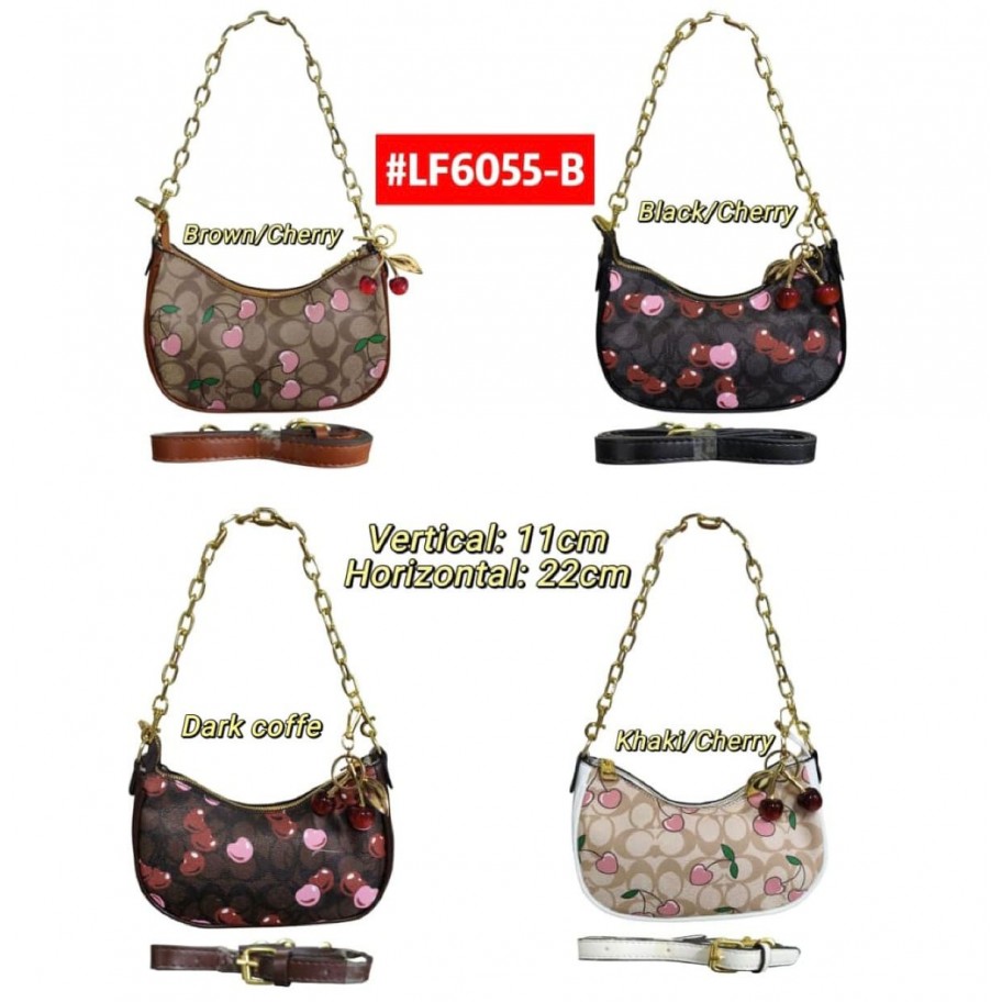BANDOLERO COACH CON LLAVERO CEREZA #LF6055-B