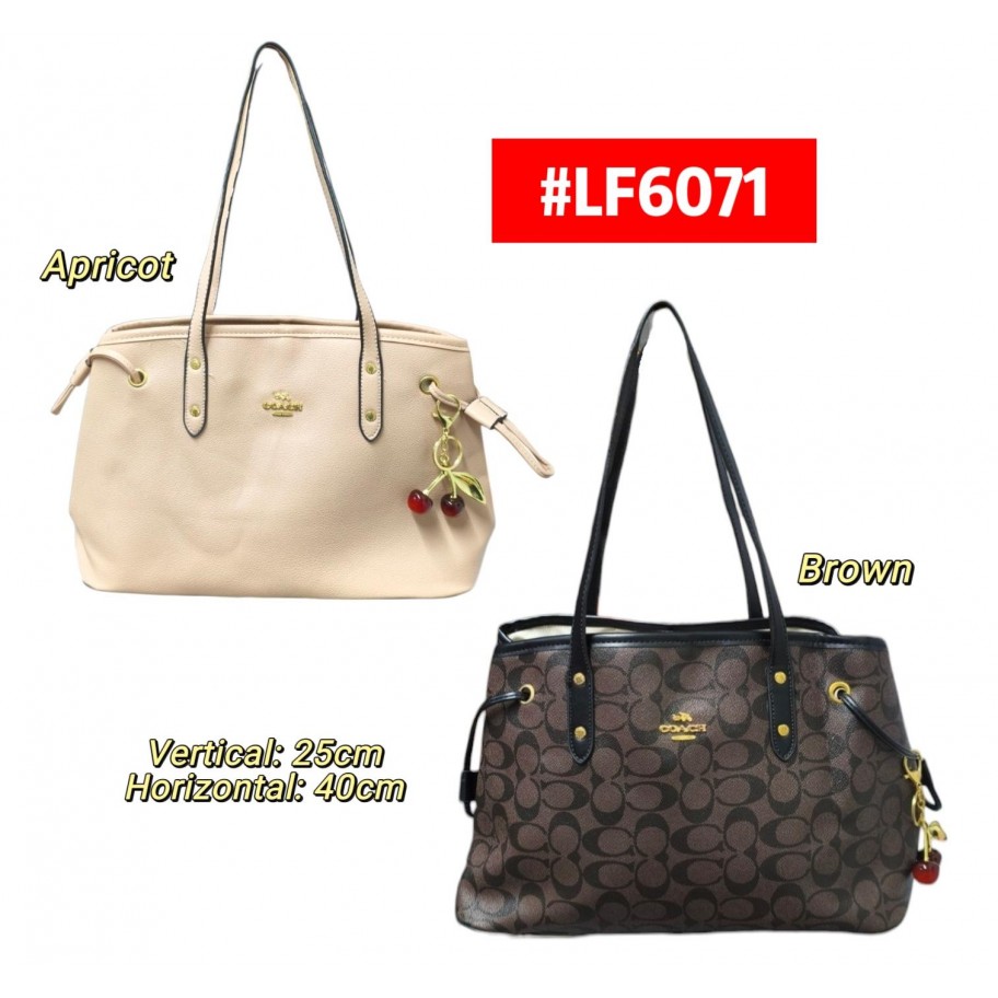 CARTERA COACH CON LLAVERO CEREZA #LF6071