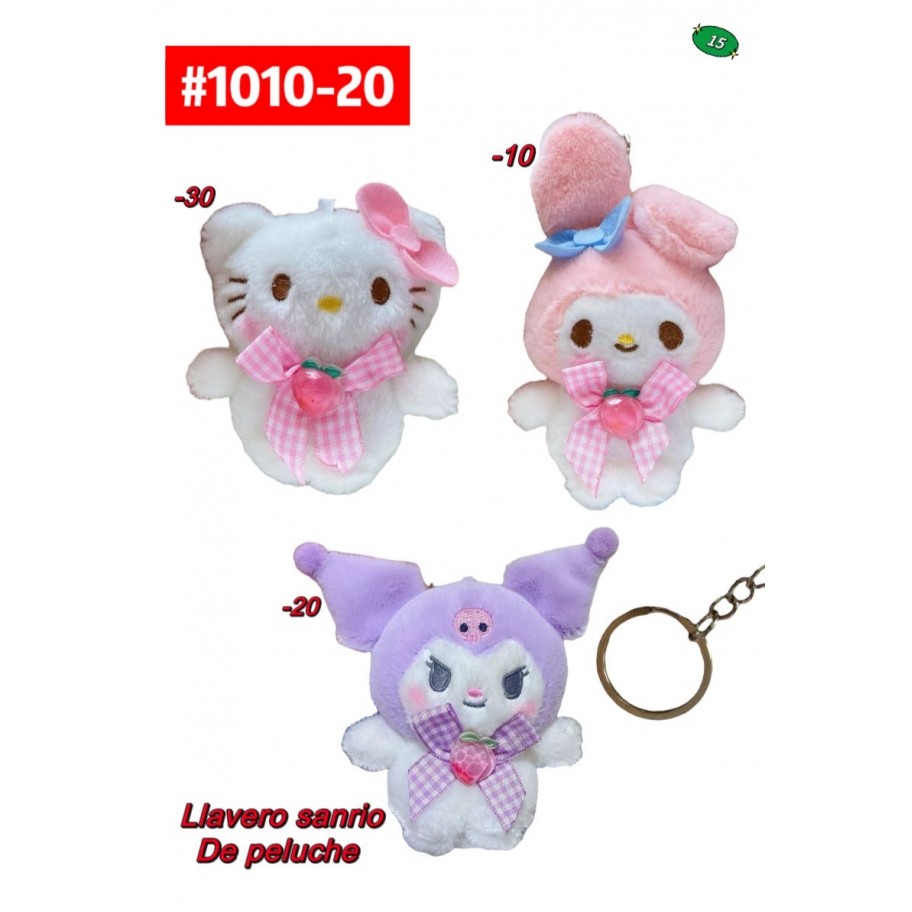 LLAVERO PELUCHE SANRIO DURAZNO #1010-20