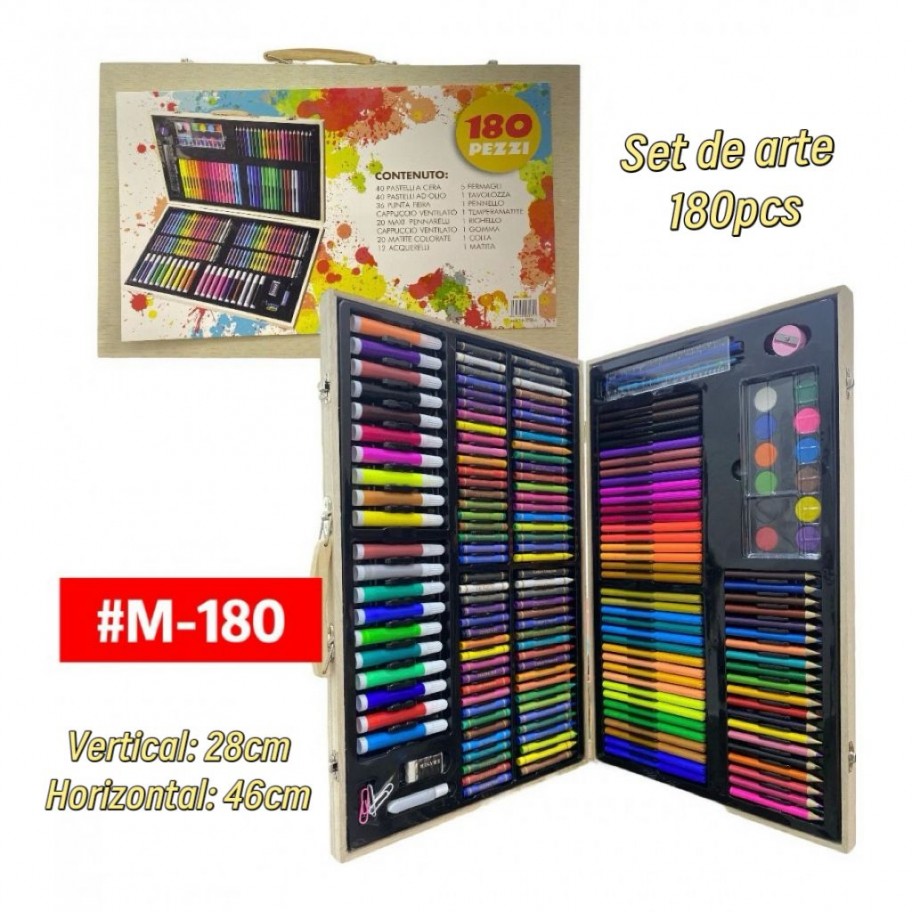 KIT DE COLORES 180pcs #M-180