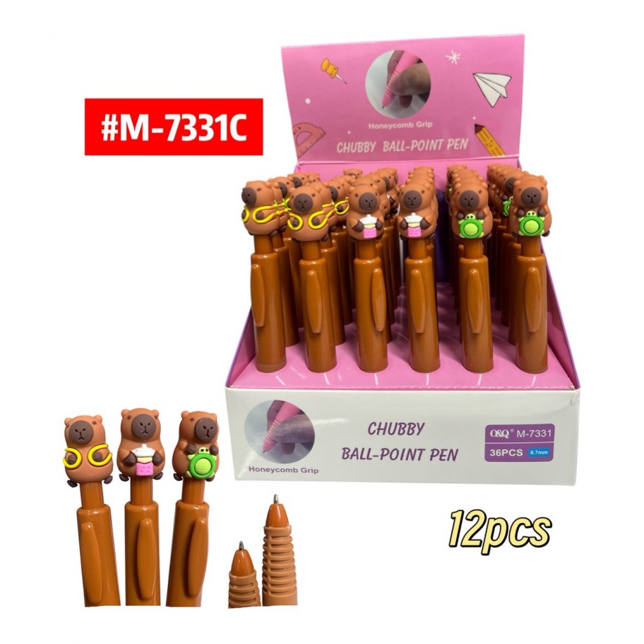LAPICERO CAPYBARA 12uds #M-7331C