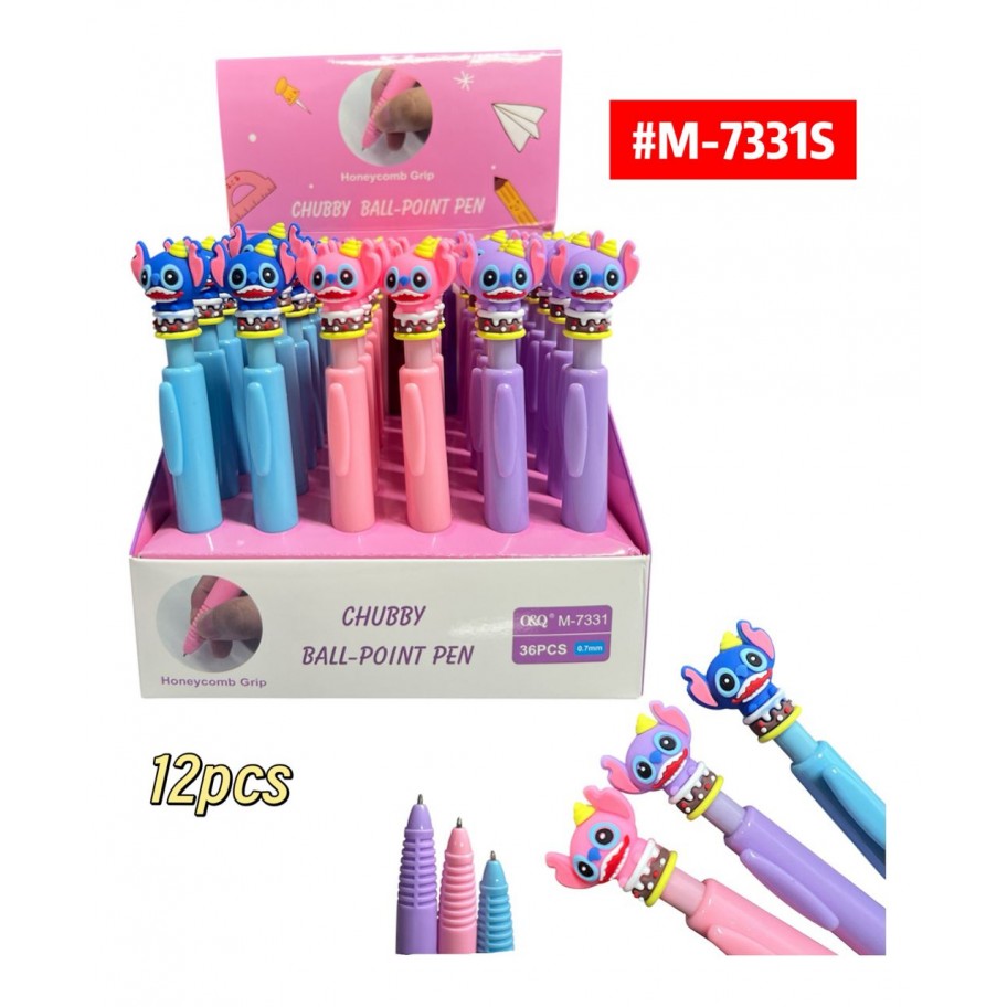 LAPICERO STITCH 12uds #M-7331S