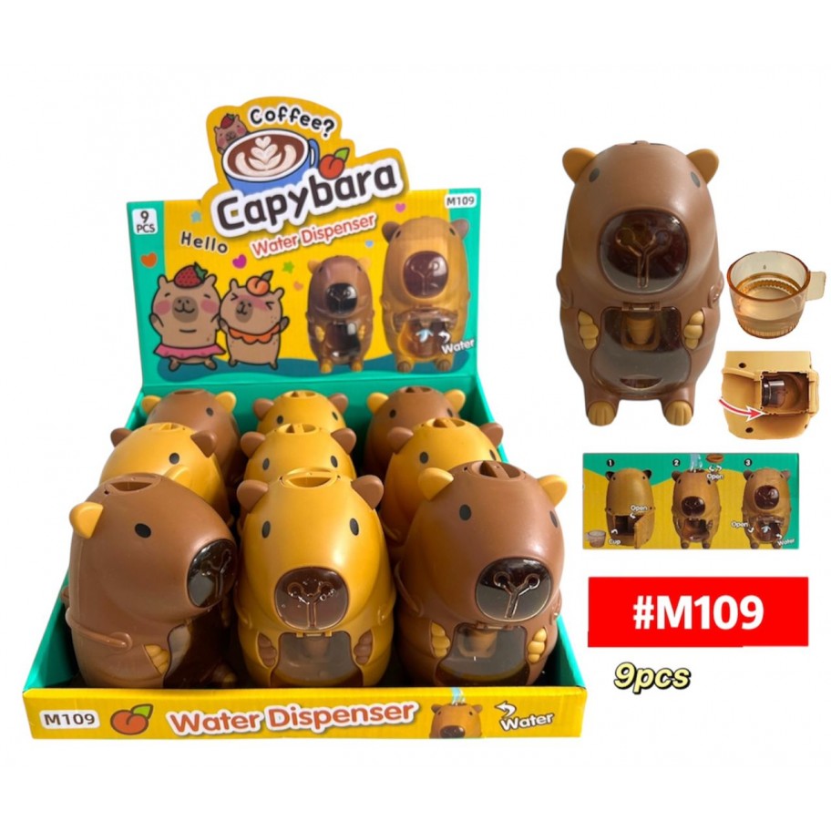 DISPENSADOR DE AGUA CAPYBARA 9pcs #M109