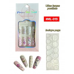 SET DE UÑAS LARGAS LABUBU #ML-019