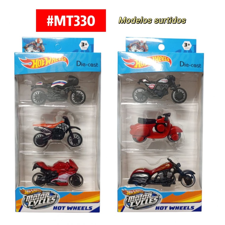 MOTOS *3 HOT WHEELS #MT330