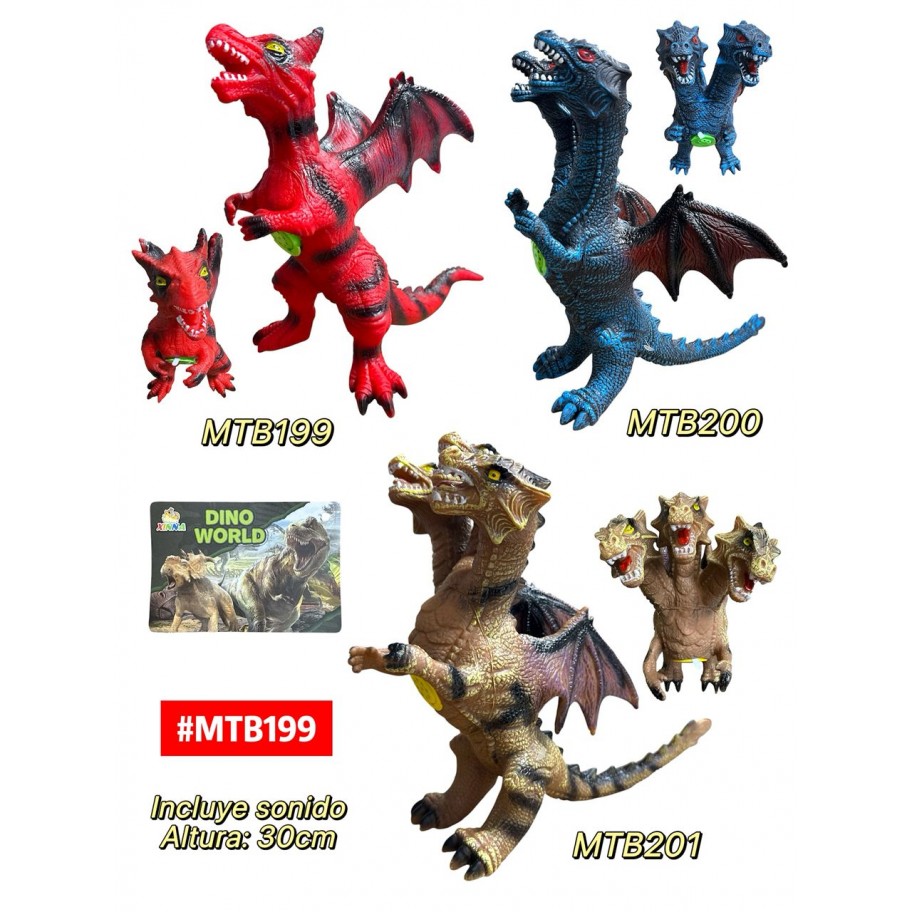 DINOSAURIO HYDRA CON SONIDO #MTB199