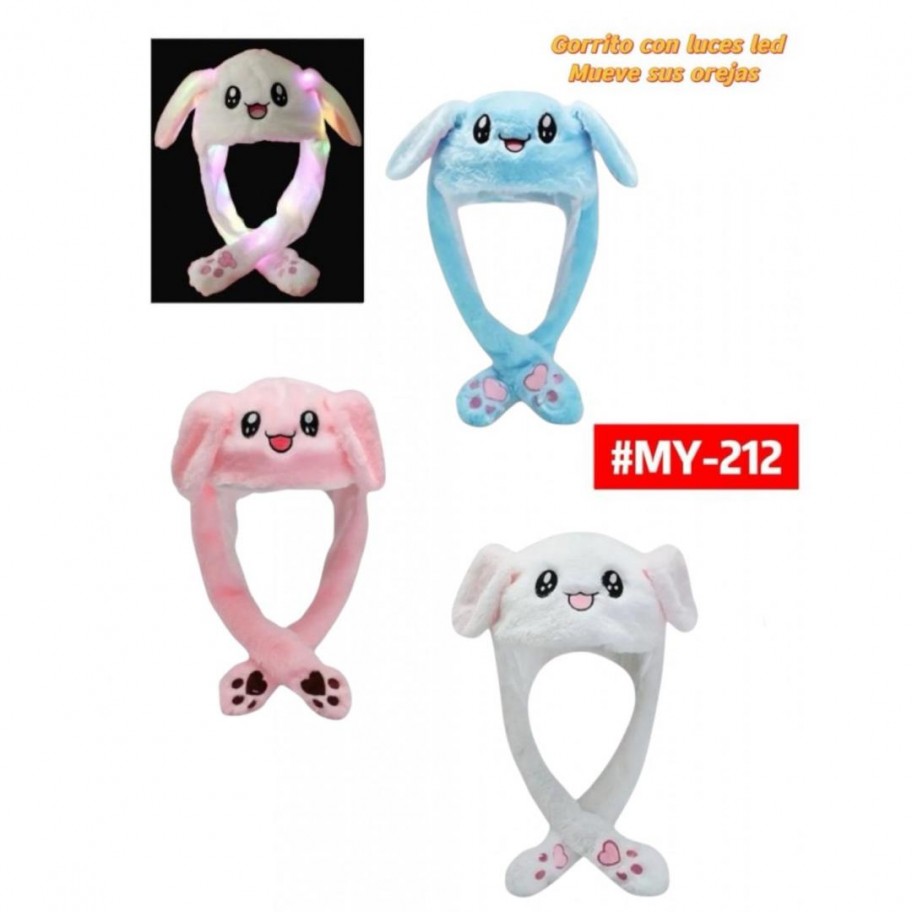GORRITO CONEJO CON LUCES LED #MY-212 PROMO