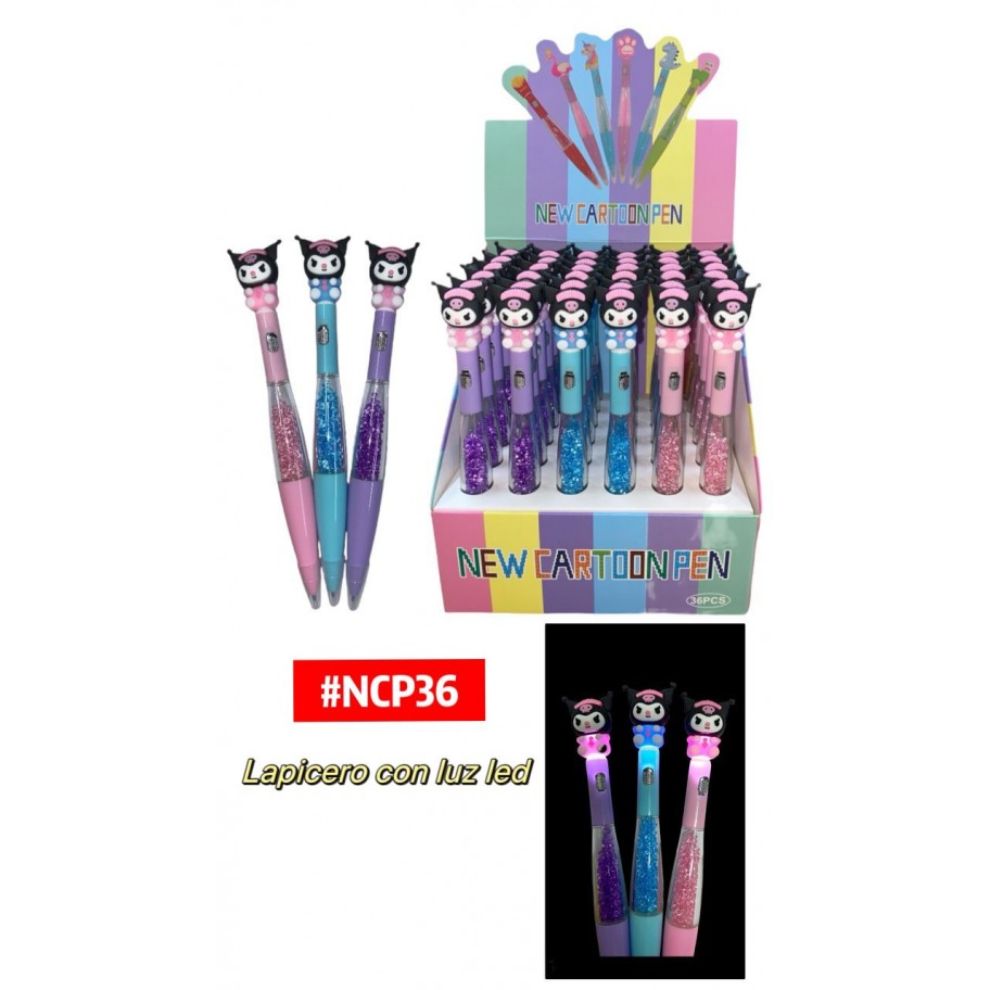 LAPICERO LED KUROMI 12uds #NCP36