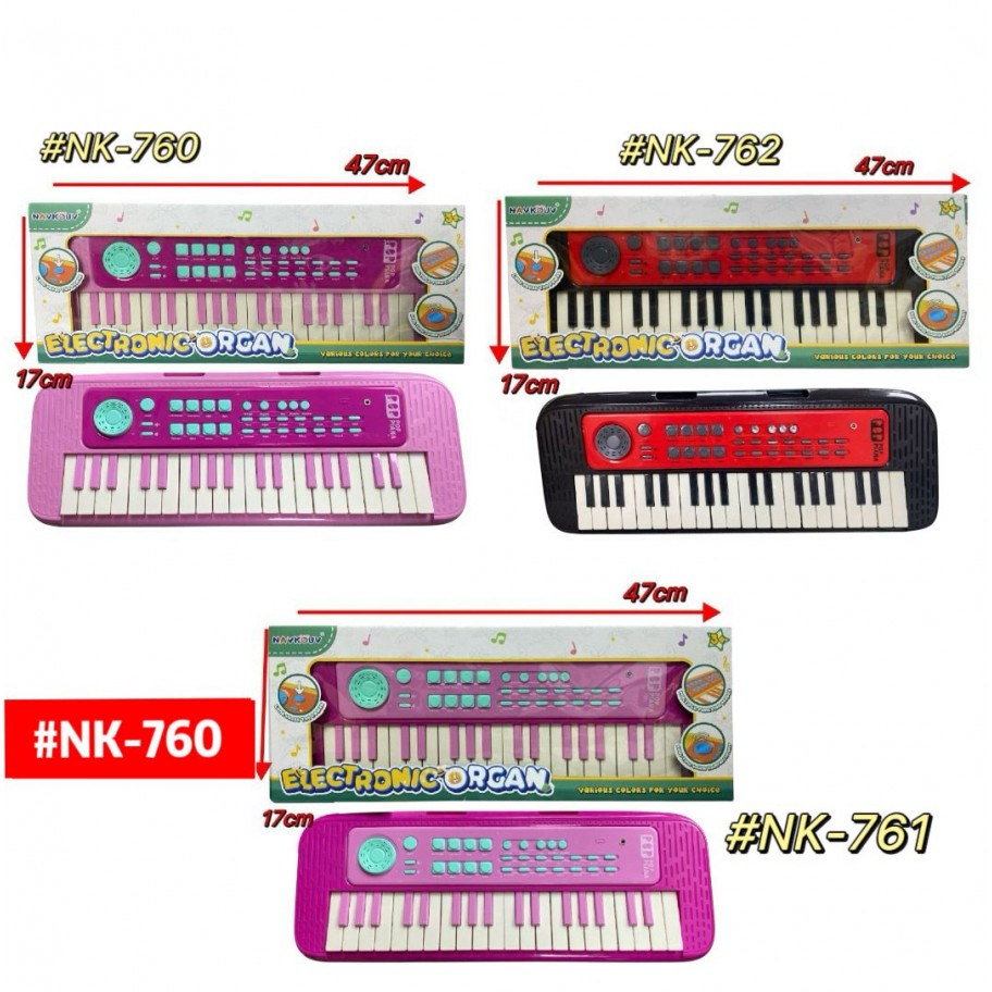 PIANO ELECTRONICO ROSADO #NK-760 P.U