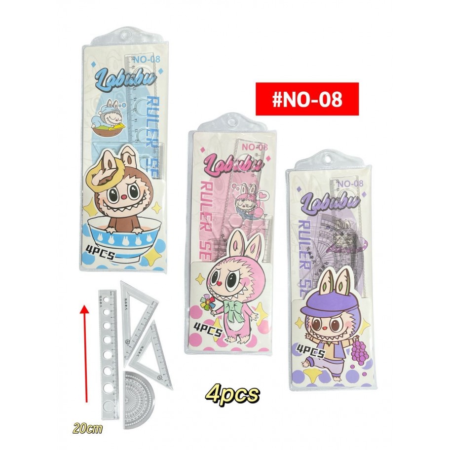 SET DE REGLAS LABUBU 4pcs #NO-08