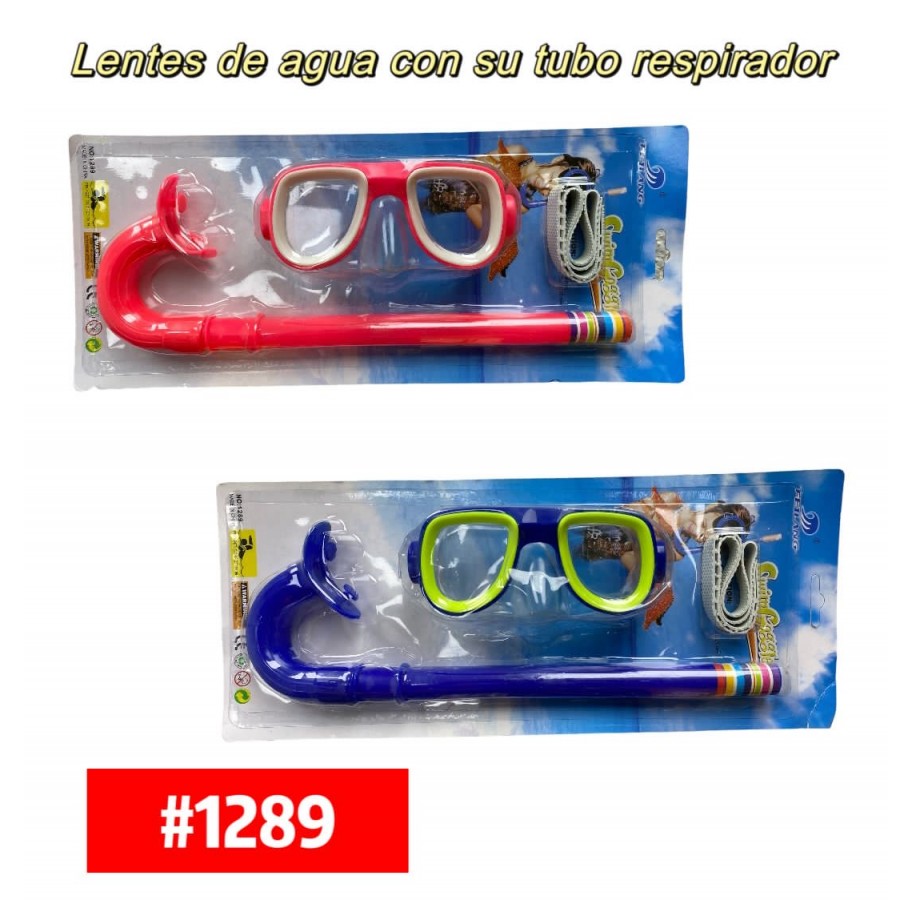 JUEGO DE LENTES DE AGUA  #1289