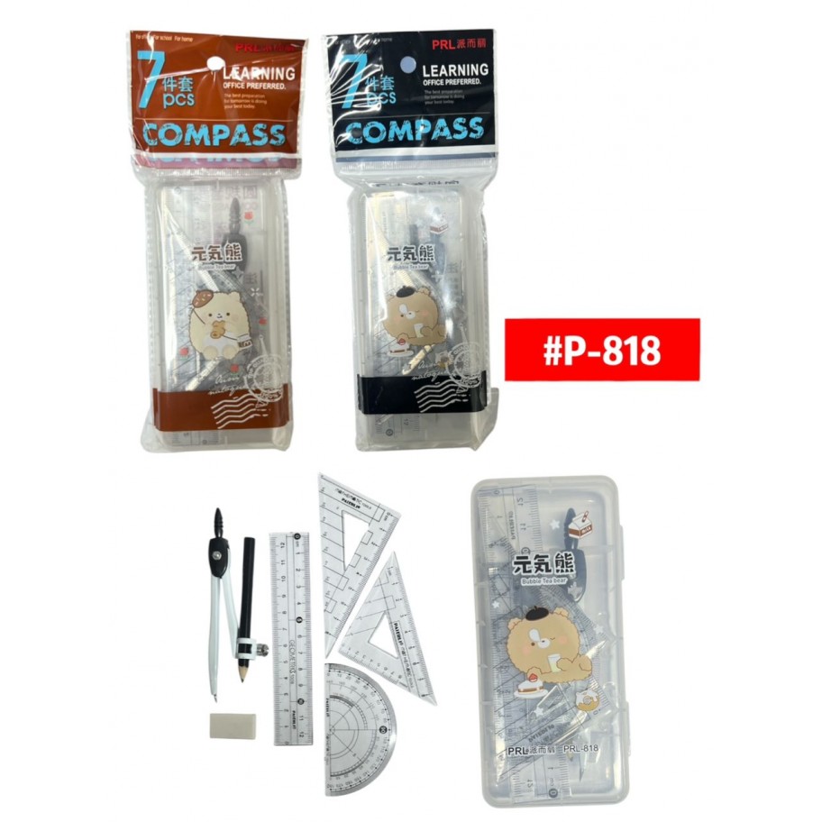 SET DE COMPAS 7pcs #P-818