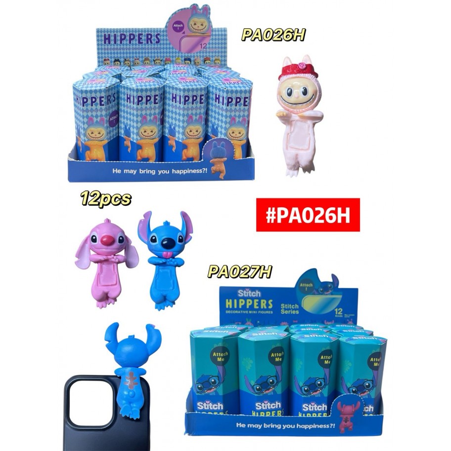HIPPERS LABUBU STITCH 12pcs #PA026H