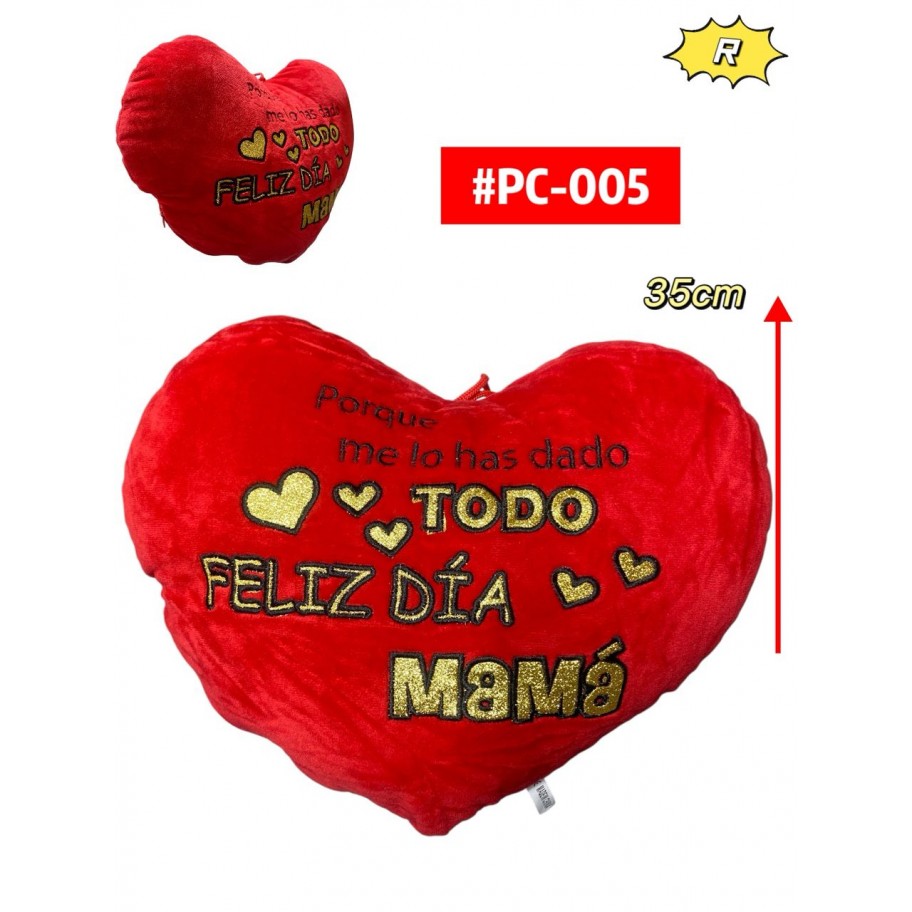 PELUCHE CORAZON 35CM #PC-005