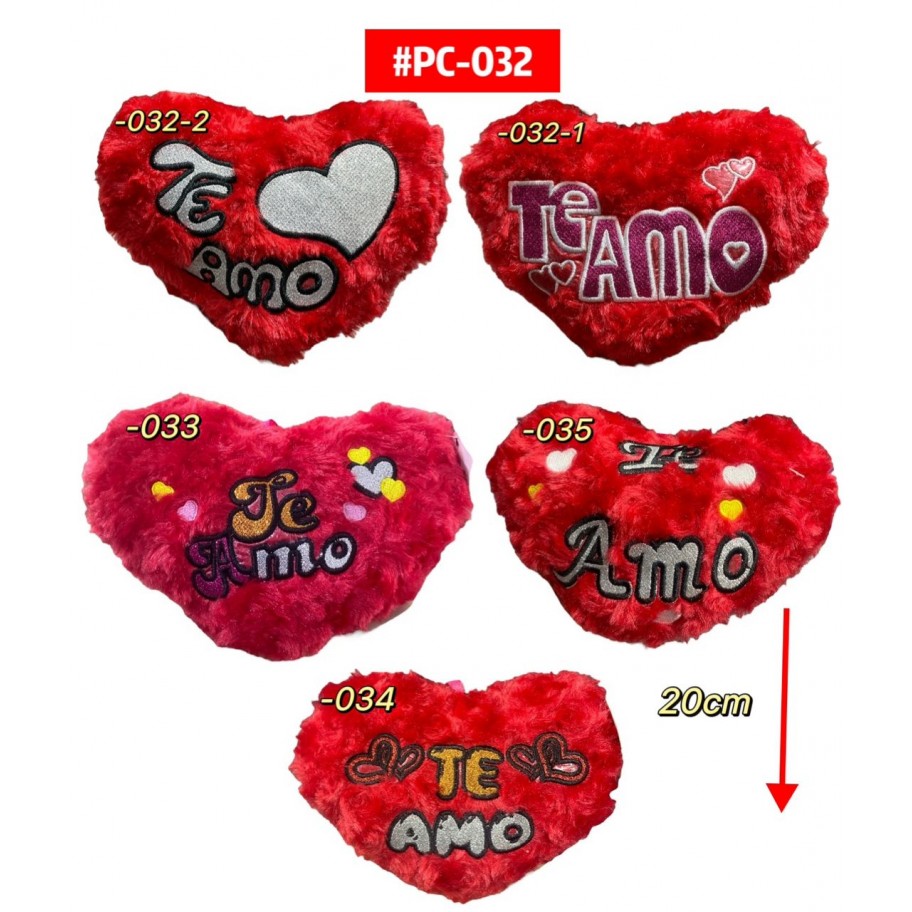 PELUCHE CORAZON TE AMO #PC-032