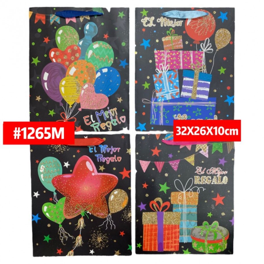 BOLSAS MEDIANAS DE REGALO 12uds #D1265M