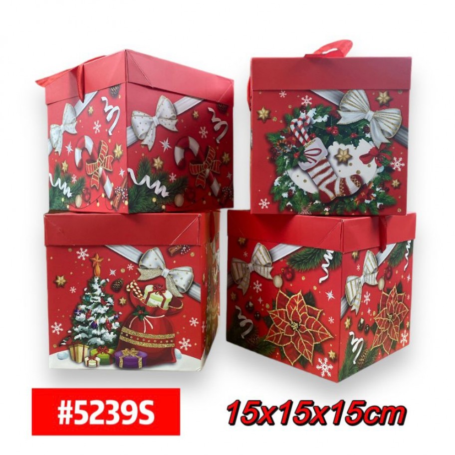 CAJAS PEQUEÑAS DE REGALO NAVIDEÑA 12uds #D5239S