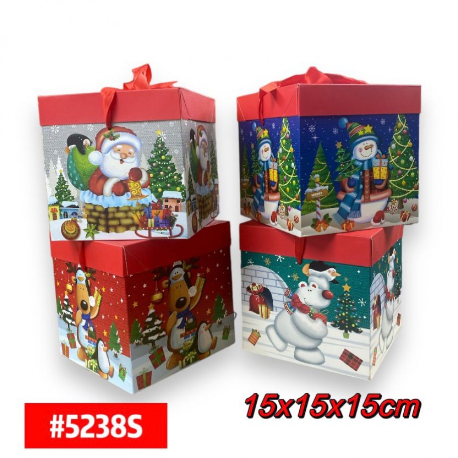 CAJAS PEQUEÑAS DE REGALO NAVIDEÑA 12uds #D5238S