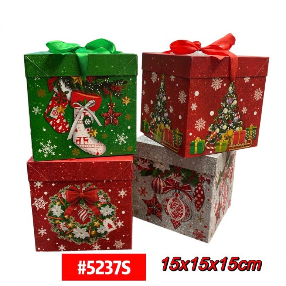 CAJAS PEQUEÑAS DE REGALO NAVIDEÑA 12uds #D5237S