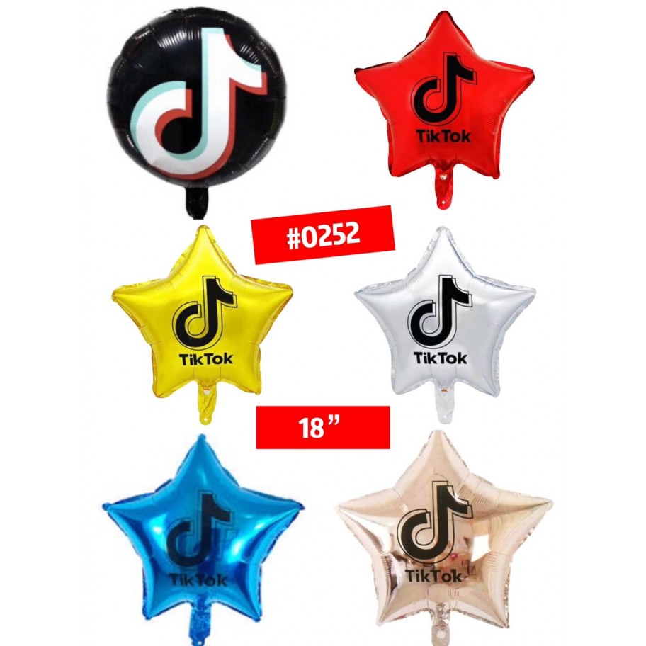 GLOBO FOIL TIKTOK 18" #0252 GRANEL P.U