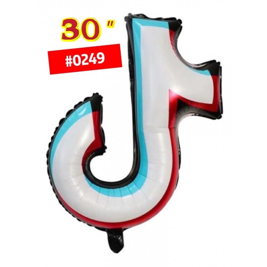 GLOBO FOIL TIKTOK 30" #0249 GRANEL P.U