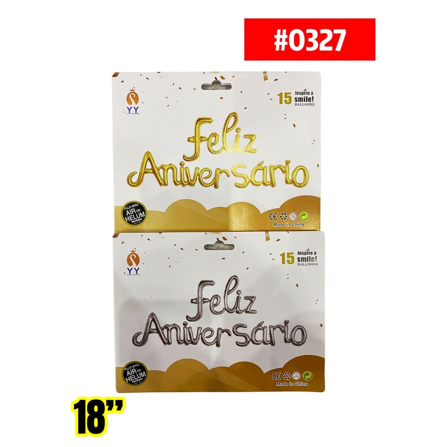 KIT FELIZ ANIVERSARIO CORRIDO #0327